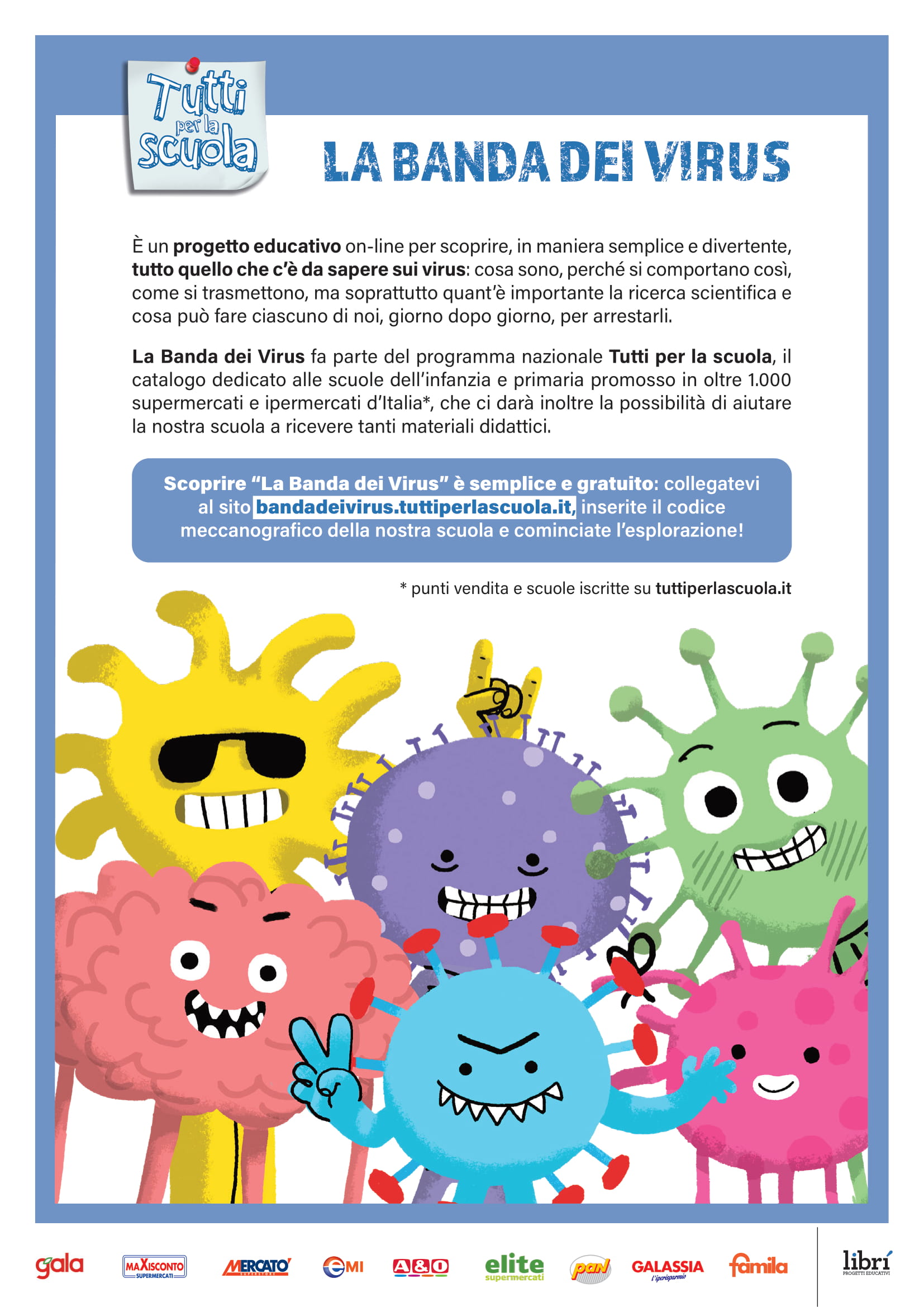 Locandina Banda dei Virus